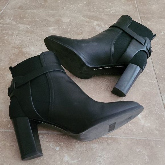 Ralph Lauren Collection Black Meadow Ankle Boots Booties - size EU 37.5 / US 7.5 - Picture 10 of 16